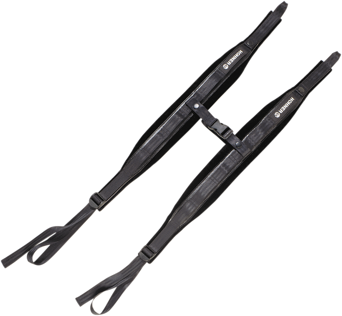 Hohner HOAZ54001 riem, voor accordeon, No. 54, nylon, zwart, Ergoline, vanaf 96Bass