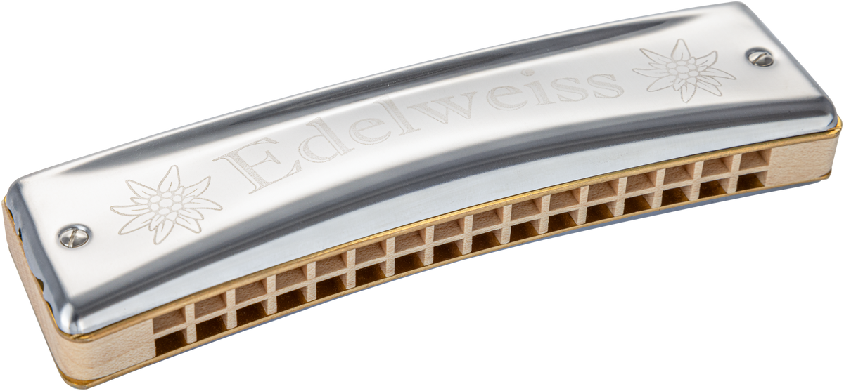 Hohner HOM311001 Mondharmonica, Edelweiss 32, C