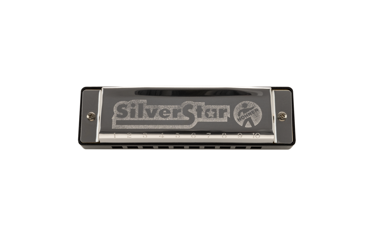 Hohner HOM5042116 Mondharmonica, Silver Star, Bb