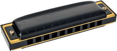 Hohner HOM564066P Mondharmonica, Pro Harp MS, F