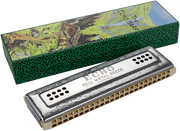 Hohner HOM569633 Mondharmonica, Echo Harp Wender 96, C/G