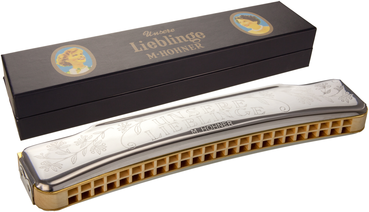 Hohner HOM733201 Mondharmonica, Unsere Lieblinge 48, C