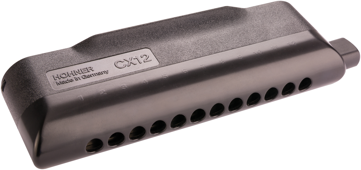 Hohner HOM754520 Mondharmonica, CX-12, Zwart, A