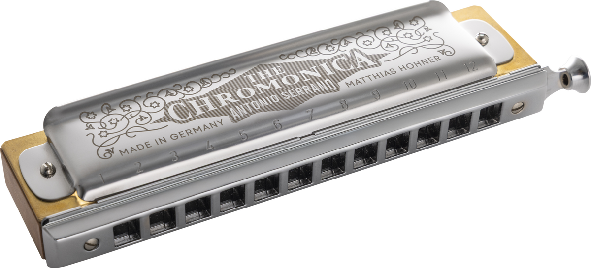Hohner HOM756201X Mundharmonika, Chromonica 270 Deluxe, Antonio Serrano Signature, C