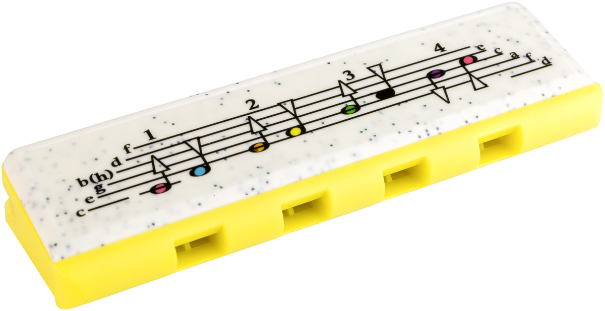 Hohner HOM91312RP Mondharmonica, Speedy, geel, navulverpakking 10 stuks