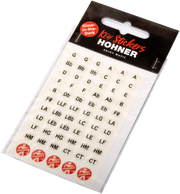 Hohner HOMZ20195 Sticker, Glow In The Dark, Harmonica, Toetsen