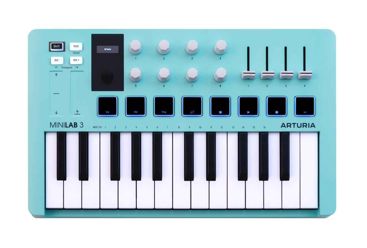 Arturia Arturia MiniLab 3 Aquamarine ltd ed. afbeelding 5