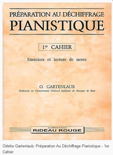 Préparation Au Déchiffrage Pianistique - 1e Cahier