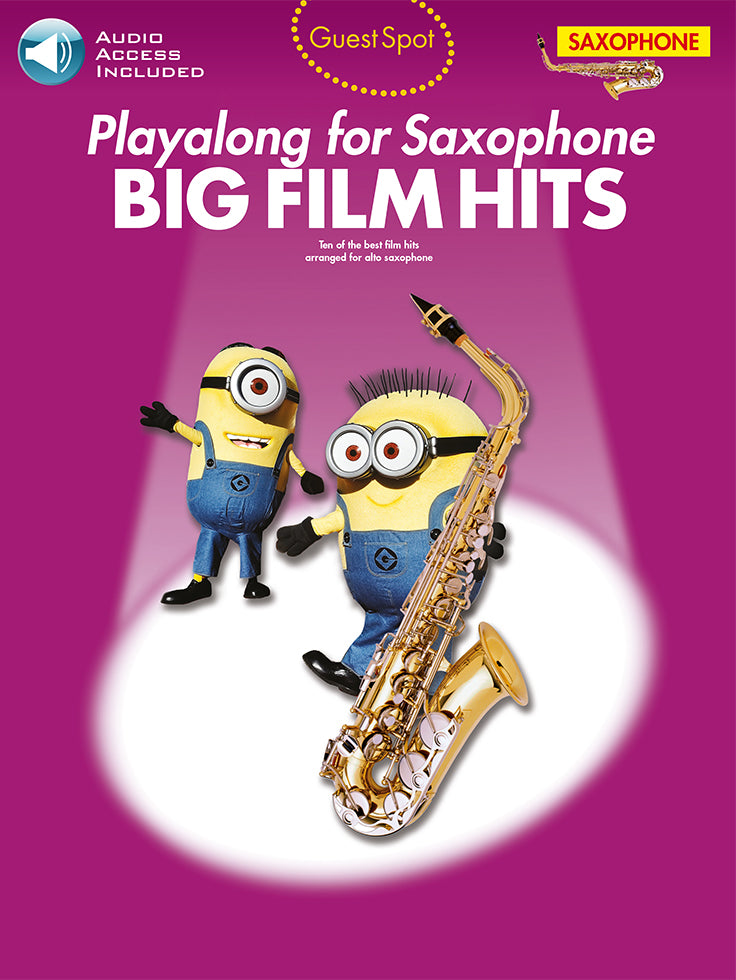 Guest Spot: Big Film Hits Playalong For Alto Sax