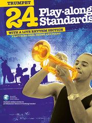 24 Play-Along Standards With A Live Rhythm Section