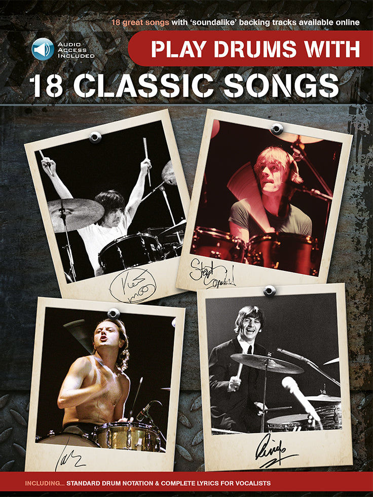 Play Drums with 18 Classic Songs