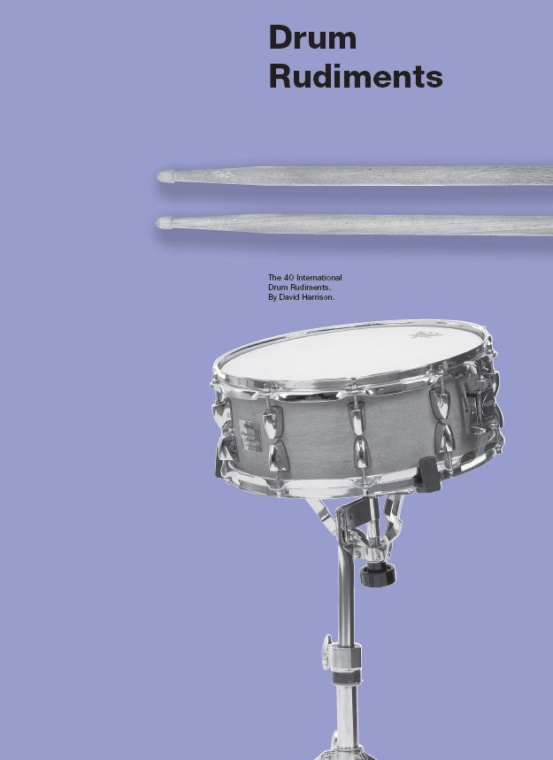 Drum Rudiments Chart