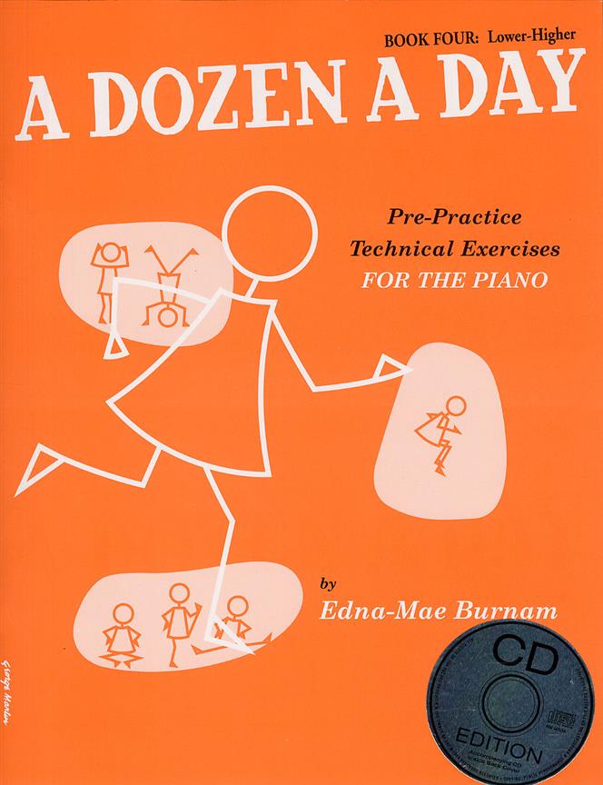 Burnam: A Dozen A Day Volume 4 Lower-Higher (Piano)
