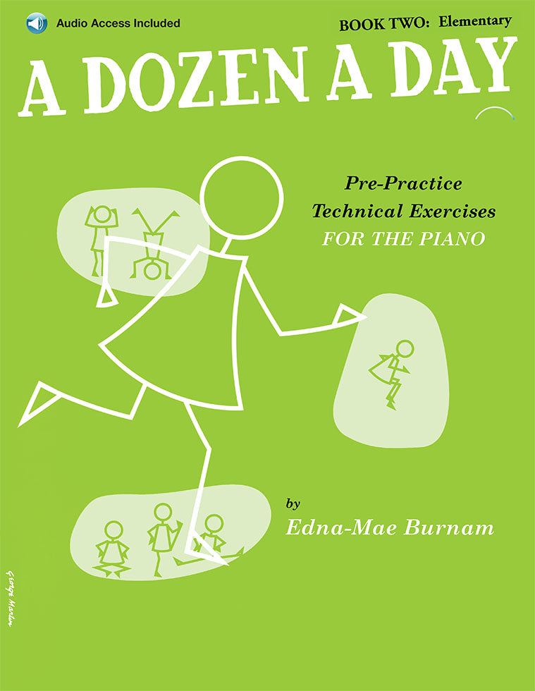 Burnam: A Dozen a Day Book 2 + Audio-online (Piano) afbeelding 2