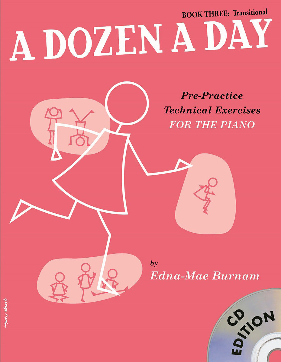 Burnam: A Dozen a Day Book 3 + Audio (Piano) afbeelding 2