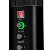 sE Electronics - QRNEOM - USB 24b/192kHz studio condensor microfoon for Mac, Windows, iOS en Android,