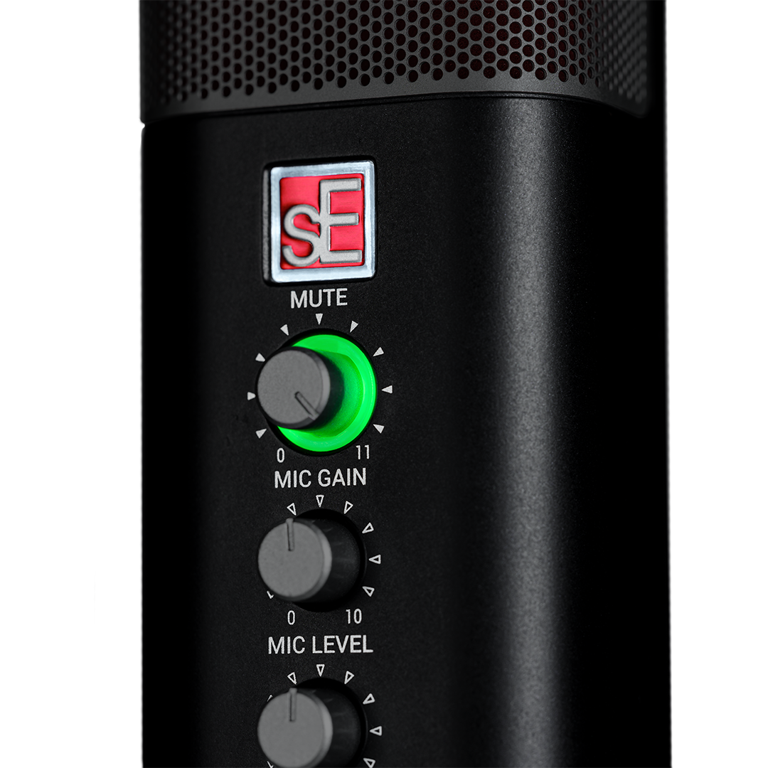 sE Electronics - QRNEOM - USB 24b/192kHz studio condensor microfoon for Mac, Windows, iOS en Android,
