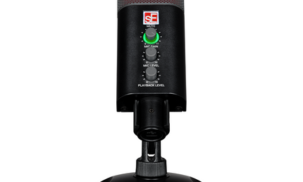sE Electronics - QRNEOM - USB 24b/192kHz studio condensor microfoon for Mac, Windows, iOS en Android,