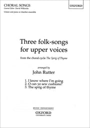 Three folk-songs for upper voices