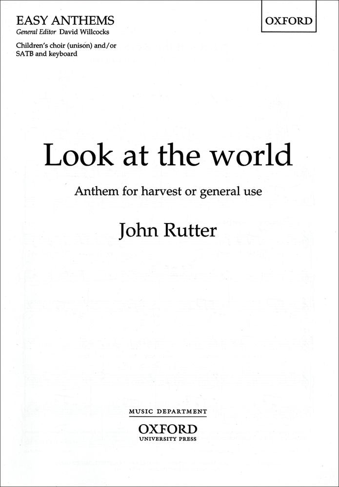 Rutter: Look At The World (SATB, Keyboard)