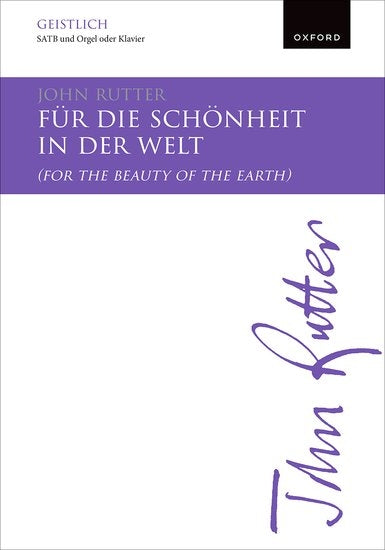Fur die Schonheit in der Welt