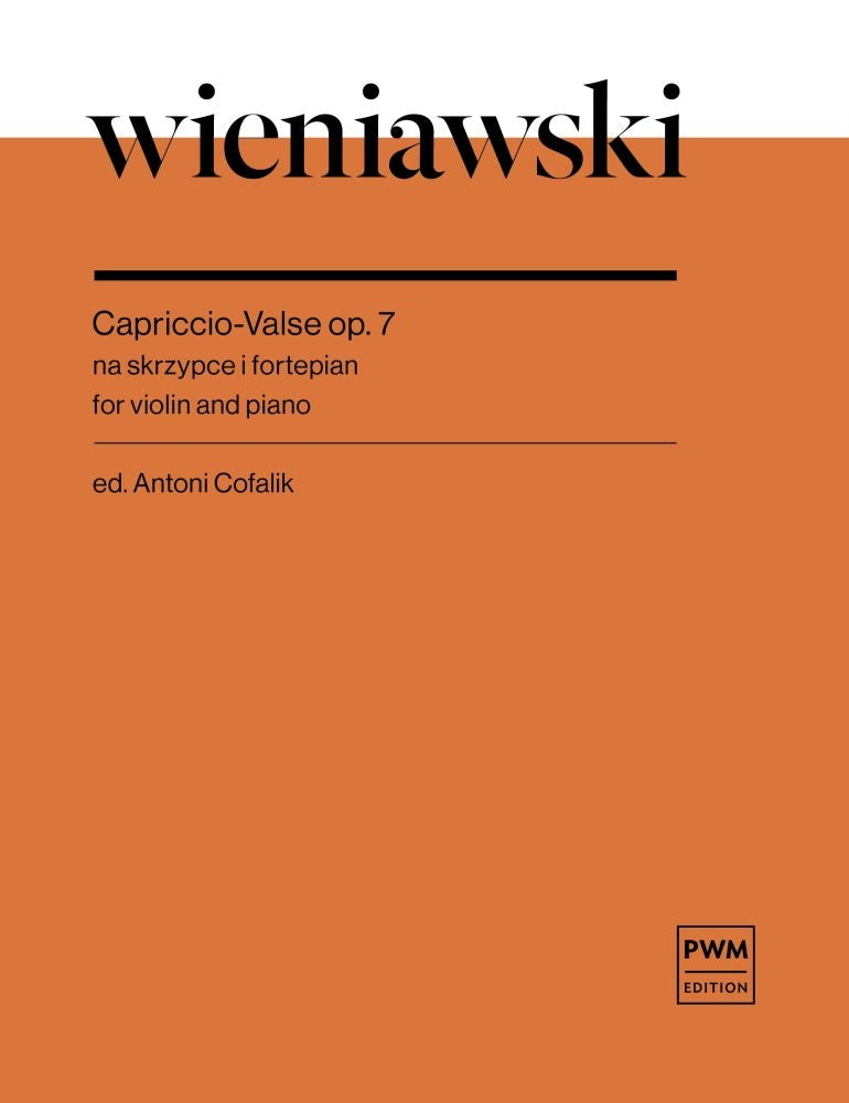 Wieniawski: Capriccio-Valse Op. 7 (Viool en Piano)