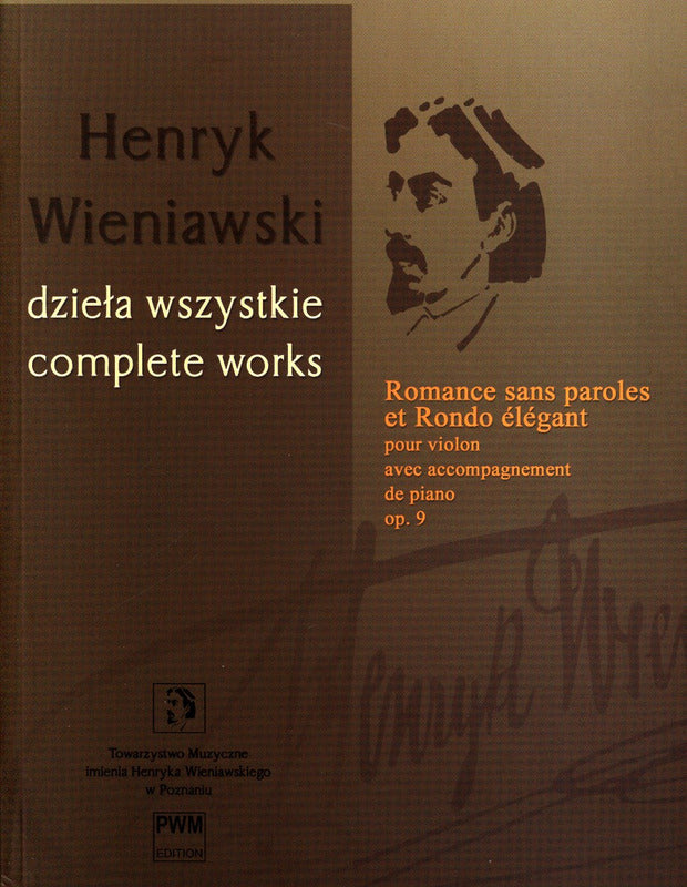 Wieniawski: Romance Sans Parole Et Rondo Elegant Cw Op. 9 (Viool en Piano)