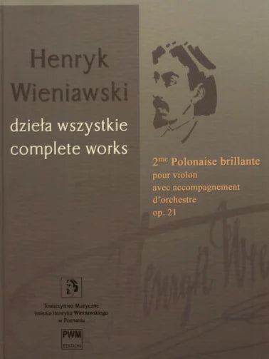 Wieniawski: Second Polonaise Brillante Cw Vol. 4A Op. 21 (Orkest en Viool)
