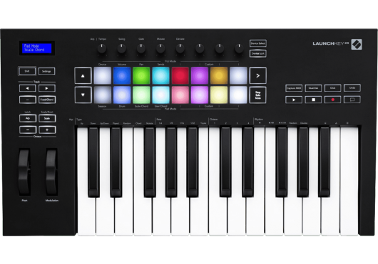 Novation – RNO LAUNCHKEY-25-MK3 – Midicontroller