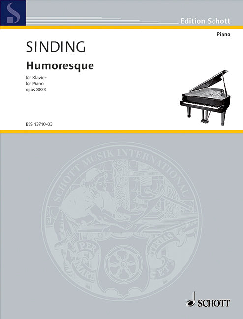 Christian Sinding: Drei Klavierstücke op. 88 (Piano)