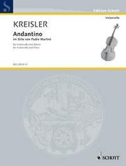 Fritz Kreisler: Andantino im Stile von P. Martini Nr. 2 (Cello en piano)
