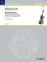 Kreisler: Variationen über ein Thema von Corelli F-Dur F-Dur Nr. 9 (Viool, Piano)