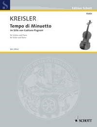Kreisler: Tempo di Minuetto Nr. 14 (Viool, Piano)