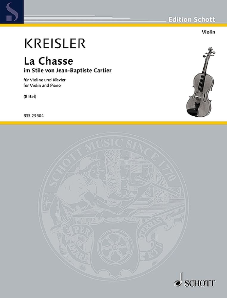 Kreisler: La Chasse Nr. 16 (Viool, Piano)