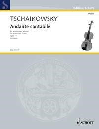 Tschaikowsky: Andante cantabile op. 11 Nr. 16 (Viool, Piano)
