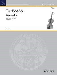 Tansman: Mazurka (Viool, Piano)