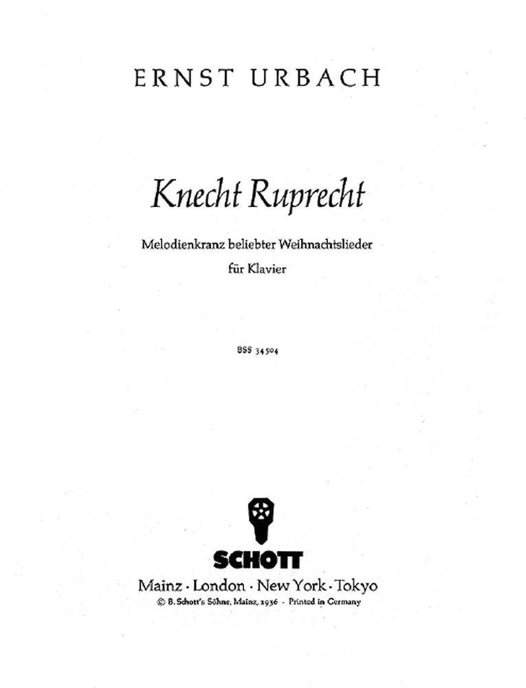 Ernst Urbach: Knecht Ruprecht (Piano)