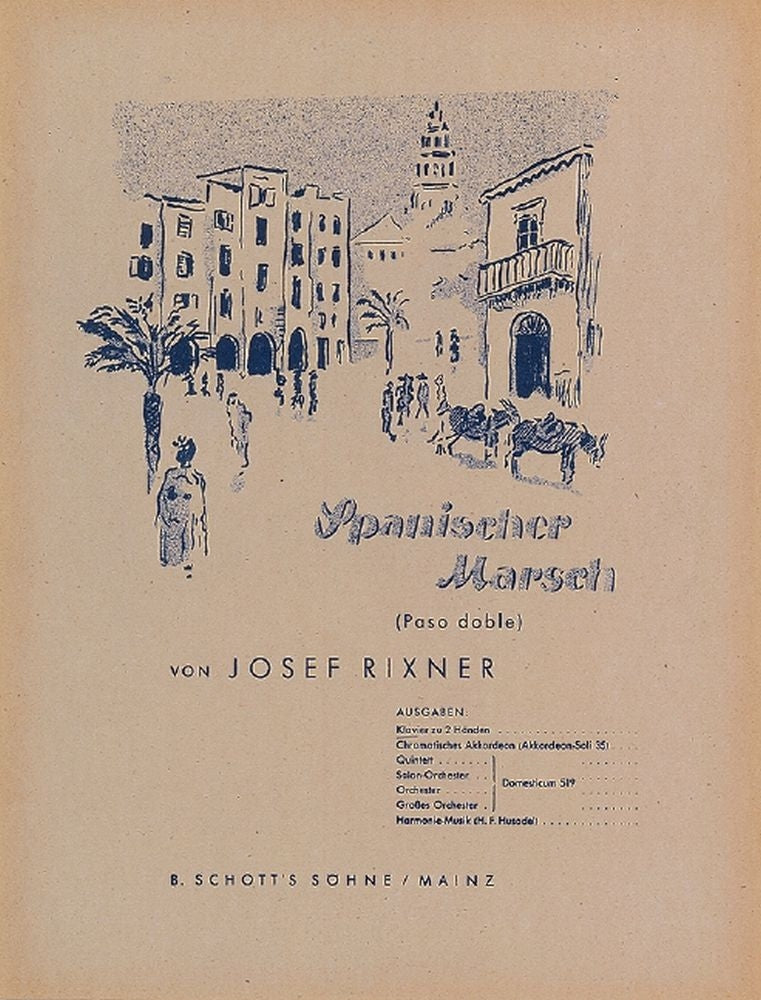Josef Rixner: Spanischer Marsch (Piano)
