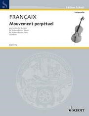 Jean Françaix: Mouvement perpétuel (Cello en piano)