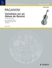 Niccolò Paganini: Variations sur un thème de Rossini (Cello en piano)