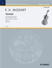 Franz Xaver Mozart: Sonate E-Dur E-Dur op. 19 (Cello en piano)