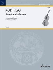 Joaquín Rodrigo: Sonata a la breve (Cello en piano)