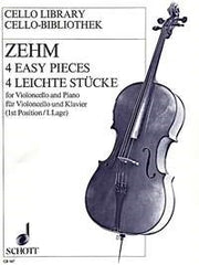 Friedrich Zehm: 4 leichte Stücke (Cello en piano)