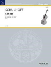 Erwin Schulhoff: Sonate (Cello en piano)