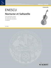 George Enescu: Nocturne et Saltarello (Cello en piano)