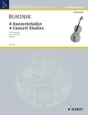 Mikhail Bukinik: 4 Konzertetüden (Cello)