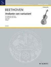 Ludwig van Beethoven: Andante con variazioni (Cello, Piano)