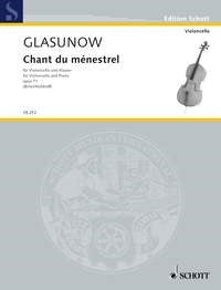 Alexander Glazunov: Chant du ménestrel op. 71 (Cello, Piano)