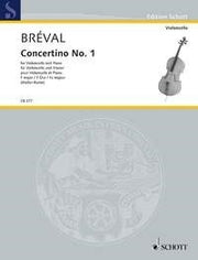 Jean-Baptiste Breval: Concertino No. 1 F-Dur F-Dur (Cello, Piano)