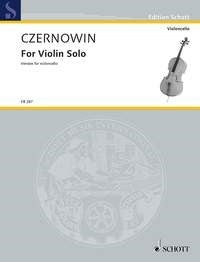 For Violin Solo (Cello)